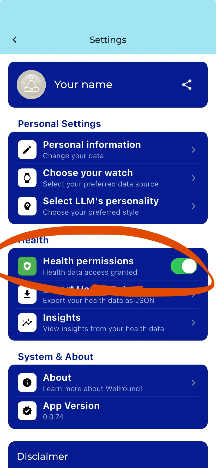 iOS Step 3 - Enter Your Credentials (Screen 1)