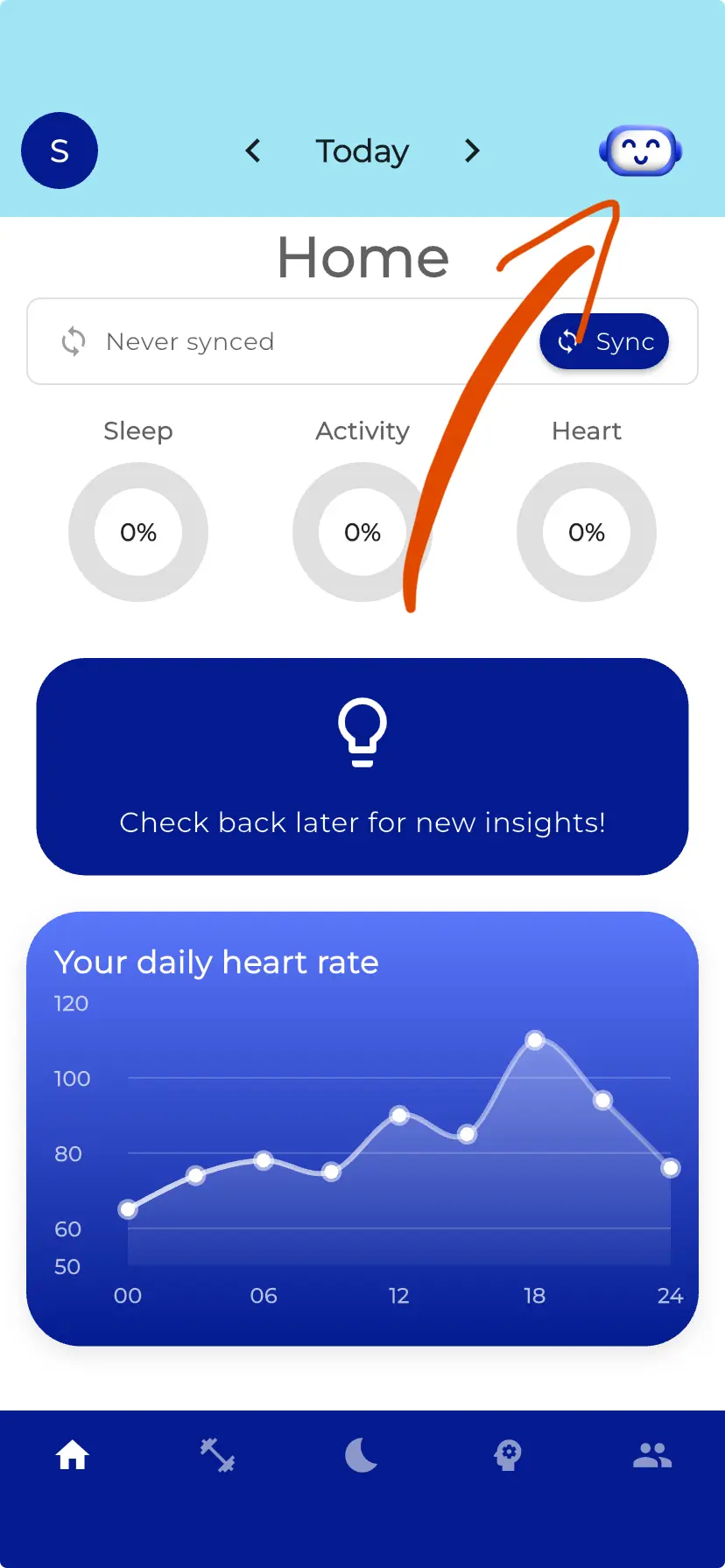 iOS Step 3 - Enter Your Credentials (Screen 1)