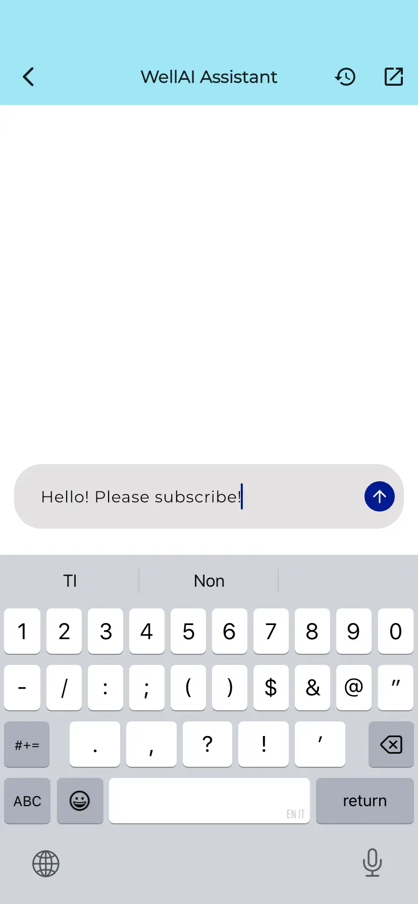 iOS Step 3 - Enter Your Credentials (Screen 2)